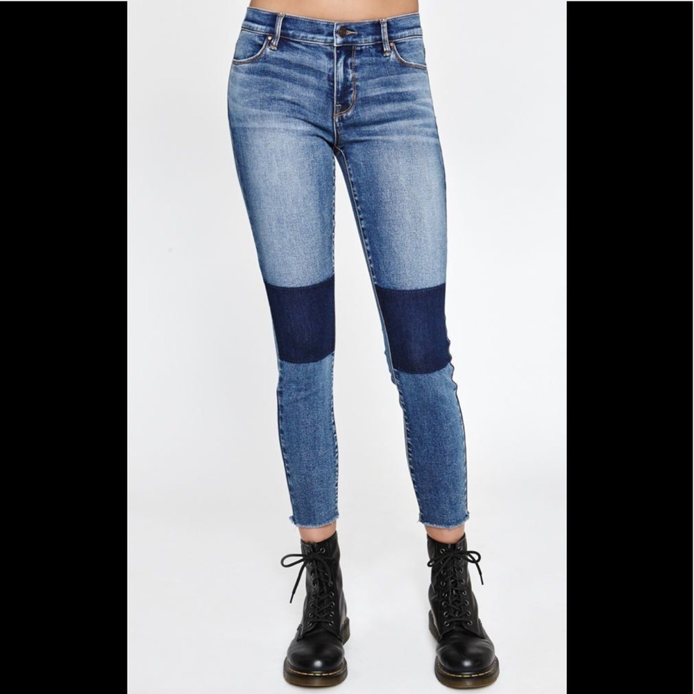 Pacsun knee patch ankle jegging